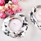 Heart Shaped Shimmering Diamond Tea Light Candle Holder
