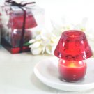 Red Christmas Candle Lamp Wedding Favor Christmas Gift