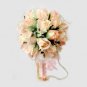 Beautiful Champagne Rose Wedding Bridal Bouquet