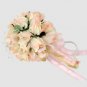 Beautiful Champagne Rose Wedding Bridal Bouquet
