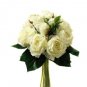 Beautiful Ivory Silk Rose Wedding Bridal Bouquet