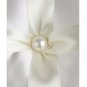 Lovely Wedding Ring Pillow with Pearl Accents