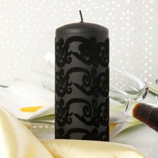 Black Artisic Candle