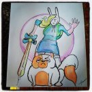Custom ink and watercolor art by request.