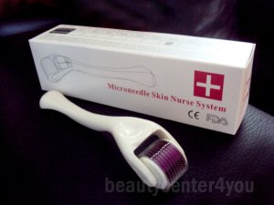 540 White Titanium Micro Needle Derma Roller Kit (0.5 &1.5mm) Anti-aging,Scars
