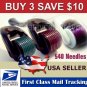 NEW!! 540 Needles MicroNeedle Derma Roller 0.5 mm for Wrinkles & Face Serum Kit