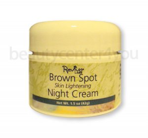 Reviva Labs, Brown Spot Skin Lightening Night Cream For Skin Derma Roller