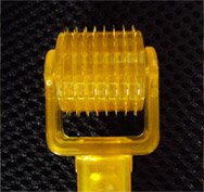 NEW!! Derma Micro Needle Roller Kit Titanium YLW (0.5 &1.0mm) Anti-aging,Scars