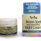 Reviva Labs, Brown Spot Skin Lightening Night Cream for all skin types 1.5 oz