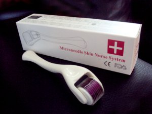 Derma Roller Titanium (540 Needles) 1.5 mm for Cellulite Treatment, Stretch marks, Scars, Acne