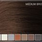 DERMMATCH (Medium Brown) HAIR LOSS CONCEALER COVER BALD THIN SPOTS INSTANTLY 40g