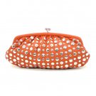 Urban Expressions Zeppelin Studded Clutch Bag, Orange (X3093)