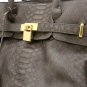 Urban Expressions Padlock Tote Handbag Purse, Eggplant (X5108)