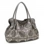 UE Adalie Studded Tote Handbag Purse, Grey