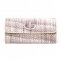 UE Clair Jute Fabric Clutch Handbag, Grey