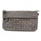 UE Henriette Studded Clutch Bag, Grey