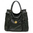 Abelia Tote Handbag Purse, Black