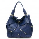 Aceline Tote Handbag Purse, Blue