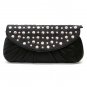 Marvelle Studded Clutch Handbag, Black