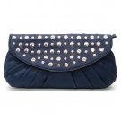 Urban Expressions Marvelle Studded Clutch Handbag, Blue