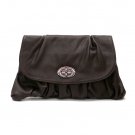 Holly Clutch Handbag, Brown