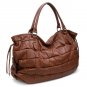 Urban Expressions Honore Tote Handbag Purse, Cognaq