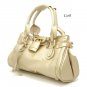 Paddington Padlock Satchel Handbag Purse, Gold