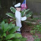 Sailor Garden Stake Flag Holder (Navy/Coast Guard)