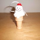 White Snow Cone Ornament