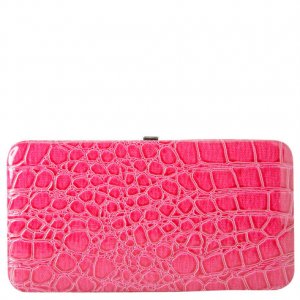 Pink Crocodile Wallet