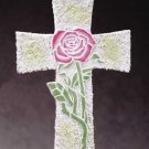 Rose Mosaic Wall Cross (Item # 34258)