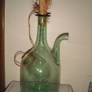 Antique Glass Wine Jug w/ Plug-GORGEOUS!!!