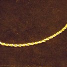 Men's 14K Gold Rope Chain 20"