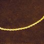 Men's 14K Gold Rope Chain 20"