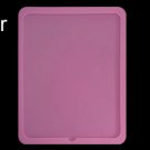 Textured Silicone Skin Pink Back Case for Apple iPad