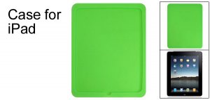 Green Silicone Skin Case Back Cover for Apple iPad