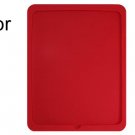 Textured Apple iPad Case Back Cover Silicone Skin Red
