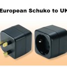 MKV-17 Europe Schuko to UK British Plug Adapter MKV-17 Europe Schuko to UK British Plug Adapter