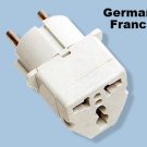GS18 Germany France Universal Plug Adapter for Europe Type E/F GS18 Germany France Universal Plug Adapter for Europe Type E/F