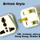 SS-414 UK Irealnd UAE Style Universal Plug Adapter 3 Square Prong Type G