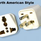 SS-417 Universal to American Grounded Plug Adapter For North American Outlet Type B