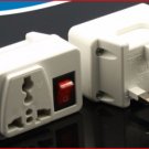 609-E Universal Plug Adapter with Switch for UK Outlet Type G 609-E Universal Plug Adapter with Switch for UK Outlet Type G