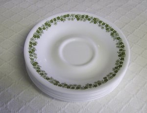 Corelle, Corning Ware, Spring Blossom / Crazy Daisy, Saucer, 8 available
