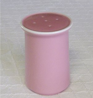 Mikasa, Country Gingham, Cotton Candy, Pink, Salt Shaker, Vintage, Rare!