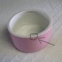 Mikasa, Country Gingham, Cotton Candy, Pink, Sugar Bowl, bottom only, vintage