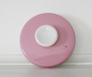 Mikasa, Country Gingham, Cotton Candy, Pink, Coffee Pot Lid, vintage, rare