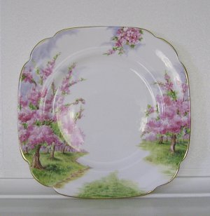 Royal Albert, Bone China, Blossom Time, Salad Dessert Plate, 4 available