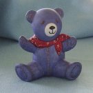 blue bandana teddy bear