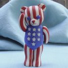 Franklin Mint, Americana Teddy Bear, Patriotic Teddy, 1991