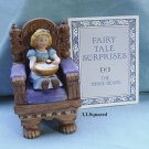 Franklin Mint, Fairy Tale Surprises Collection, 1986, Figurine, Goldilocks and the Three Bears Chair
